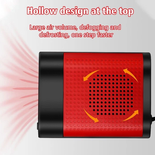 Car Heater Dégivrage Machine Portable Rouge Désembuage Dégivreur Désembuage 7