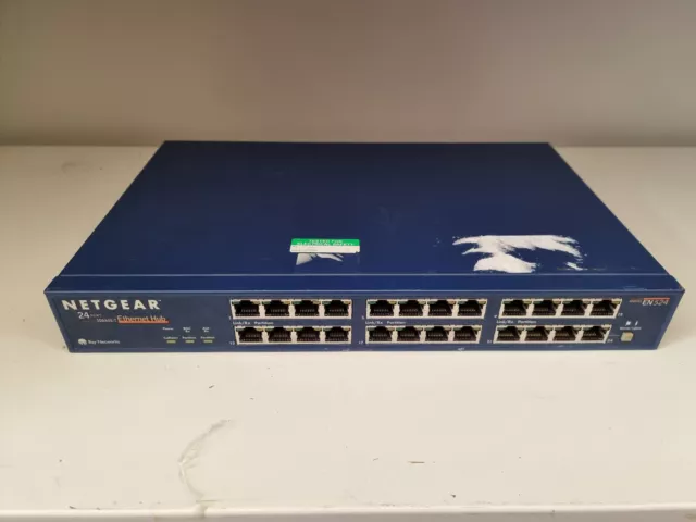 Conmutador Ethernet Netgear EN524 24 puertos 10 BASE-T