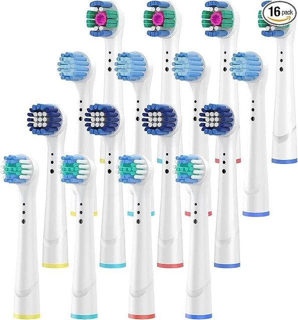 Testine Di Ricambio per Oral B，Testine per Spazzolino Di Ricambio Braun Oral B ，