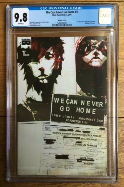 We Can Never Go Home #1 1:15 Variant CGC 9.8