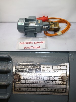 Bauknecht Bauknecht 0,25 Kw Pompa Carburante Pompa Olio Combustibile 