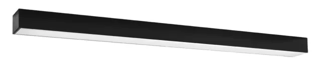 LED Deckenleuchte Noir 90 CM Long H:6 CM Plat Blendarm 3000 K Plafonnier