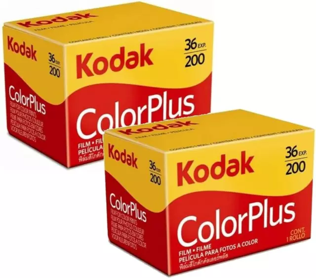 Película de 35 mm Kodak Color Plus color 36exp paquete de 2