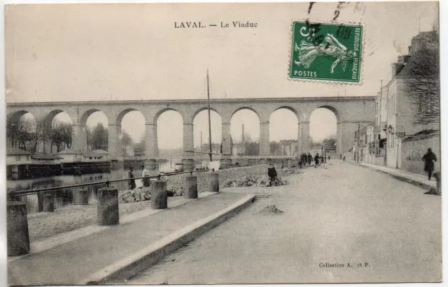 LAVAL - Mayenne - CPA 53 - le Viaduc sur la Mayenne