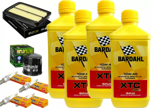 Tagliando Suzuki Gsx 650 Olio Bardahl 10W40 Candele Ngk Filtro Aria Olio Hiflo