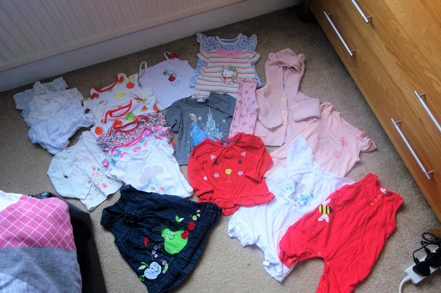 Baby Girl Clothes Bundle 3-6m Denim Dress Vests NEXT Mothercare TU Baby Gap H&M