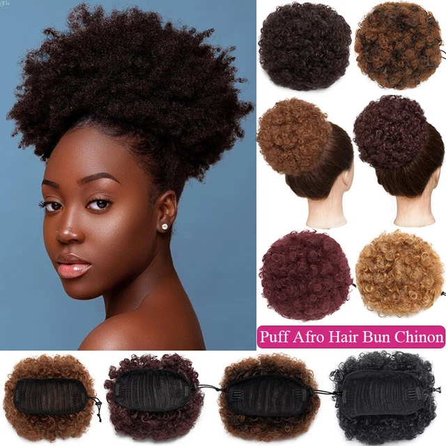 REAL NATURAL AFRO Hair Bun Fluffy Puff Chignon Clip In Hair Piece Extensions UK £ - PicClick UK REAL NATURAL AFRO Hair Bun Fluffy Puff Chignon Clip In Hair Piece Extensions UK £ - PicClick UK