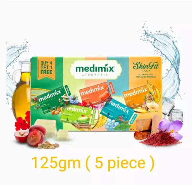 Barra de jabón Medimix Skinfit 125 g (5 piezas)