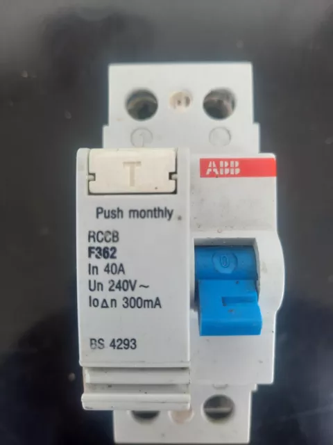 ABB F362 40A 30mA 0.3A type AC RCD RCCB Circuit Breaker