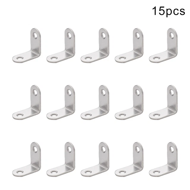 30mm Bracket  Corner Brace Joint Wall Shelf Suppourt L Shape Stainless Steel