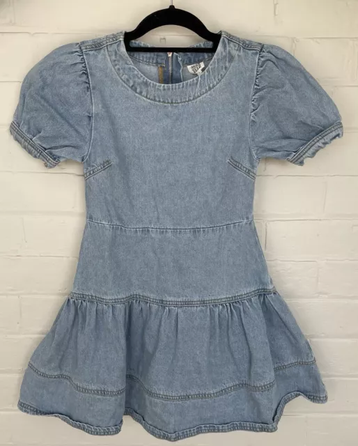 Seed Teen Denim Dress Girls Size 10 Kids