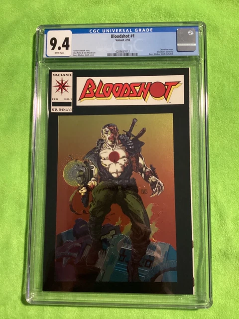 Bloodshot #1 Cgc 9.4 Nm  Copper Age Beauty Barry Windsor-Smith Chromium Cover
