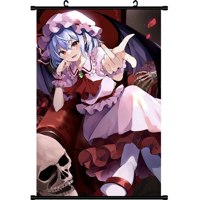 touhou remilia scarlet Cosplay HD Home Decor Scroll Painting Wall Art 60X90cm G2