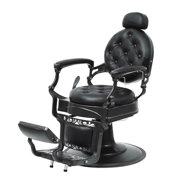 Metal Vintage Heavy Duty Recline Barber Chair Salon Beauty All Purpose Equipment Metal Vintage Heavy Duty Recline Barber Chair Salon Beauty All Purpose Equipment