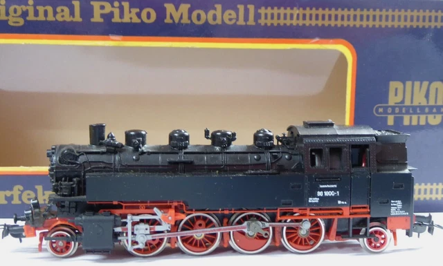 Piko Locomotive à Vapeur H0 – Échelle 1/87, 14 Cm, Matière Plastique, Modèle Chemin De Fer