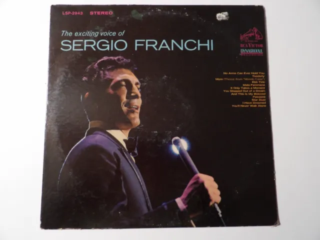 Vinyl Sergio Franchi The Exciting Voice Of Sergio Franchi  LP Stereo LSP-2943