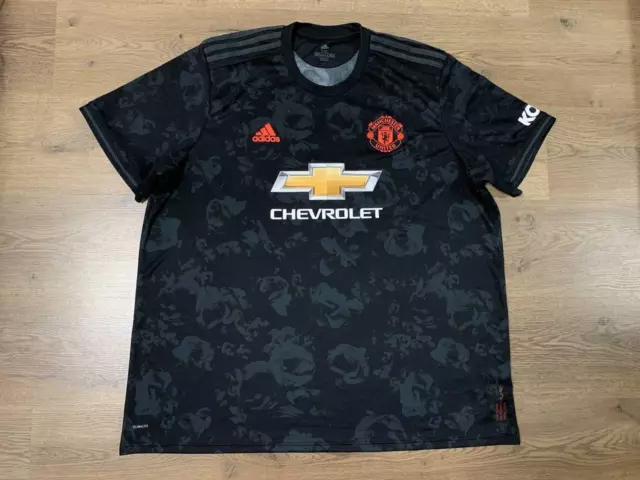 Manchester United Fc 2019/2020 Auswärts Fussball Shirt Trikot Grösse 3Xl [Ed7390] Adidas