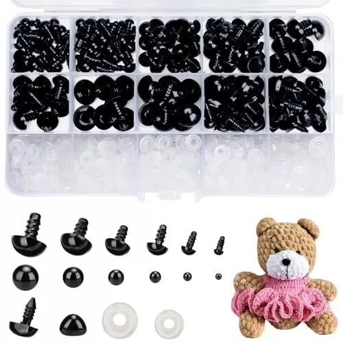 PLASTIC 12MM SAFETY Eyes for Stuffed Toys Crochet Projects Making $18.06 -  PicClick AU