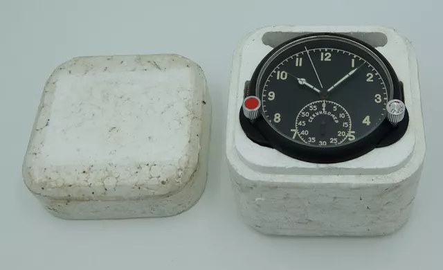 NEW!!! 60 ChP USSR Military AirForce Aircraft Cockpit Clock (Achs) #45313