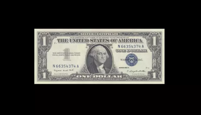 1957-A United States Silver Certificate $1 "N" (( Gem Unc ))