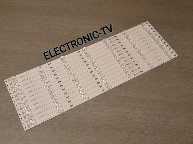 Lot De 12 Barrettes De Rétroéclairage LED Pour écran TV TCL 75EP662 - Compatible Thomson - Neuf