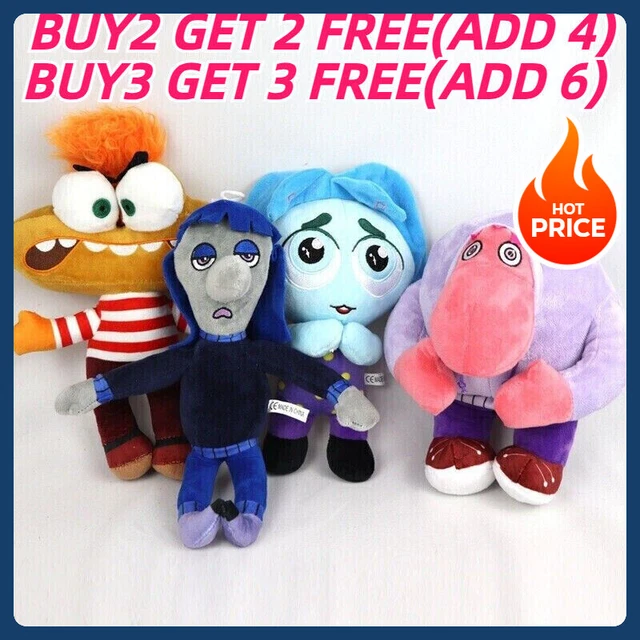 Joy Riley INSIDE OUT JOY Riley Anxiety Sadness Plush Toys Soft Stuffed Dolls Kids ...