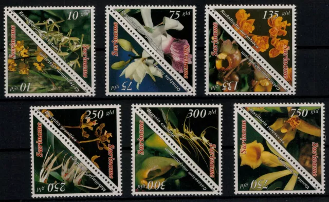 Surinam; Orchideen 1996 kpl. **  (22,-)