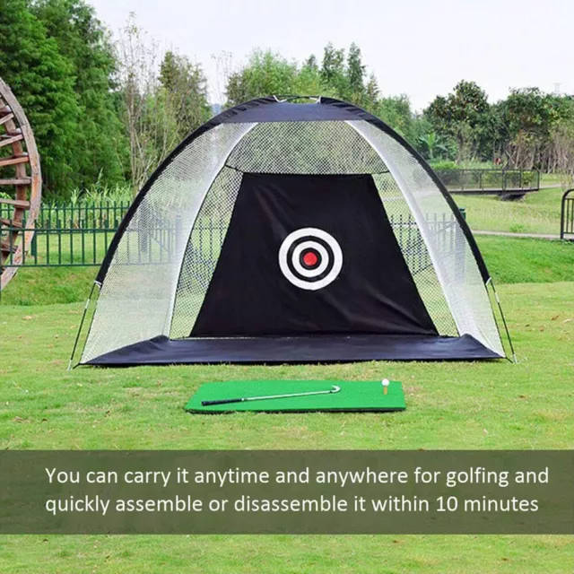 Portable Golf Übungsnetz Faltbarer Golf Netz Trainingsnetz Golf Trainingsgeräte