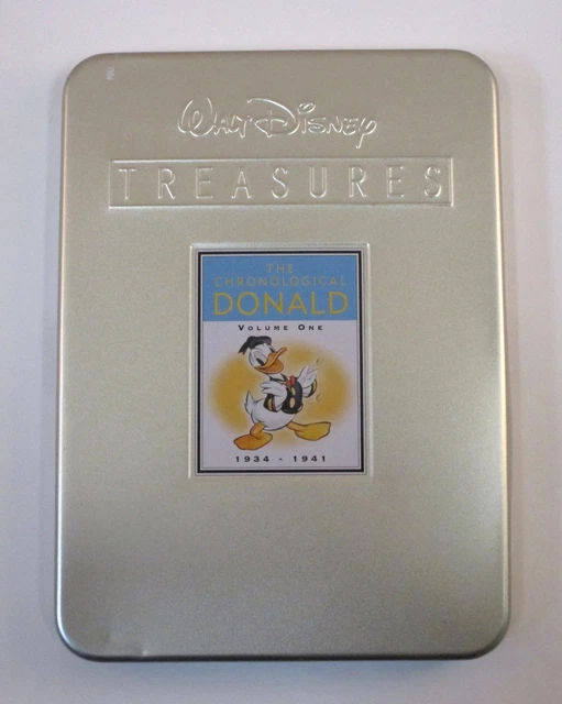 Walt Disney Treasures CHRONOLOGICAL DONALD Vol. 1 1934-1941 2-Disc DVD Set w/Tin