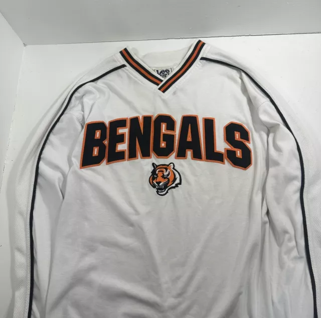 Vintage Style Cincinnati Bengals Football  XL long Sleeve Shirt V Neck