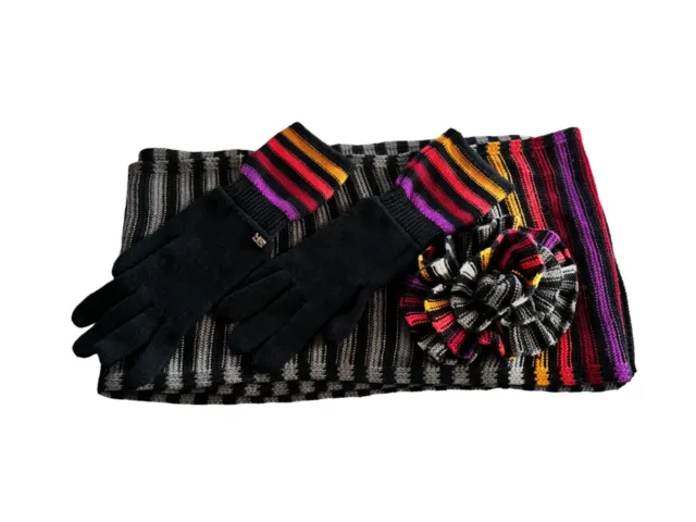 Superbe ensemble composé d'une écharpe et des gants de la marque Sonia Rykiel