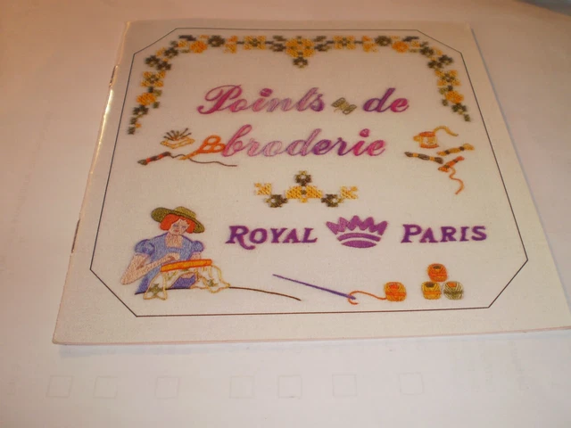 Lot de 12 revues anciennes de broderie, point de croix, alphabet, dentelle, couture - Livres