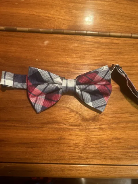 Ralph Lauren Boys Bow Tie Plaid 100% Cotton