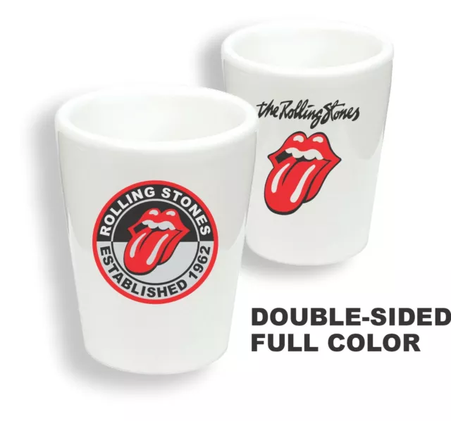 The Rolling Stones Shot Glass Collection (4x Shots)