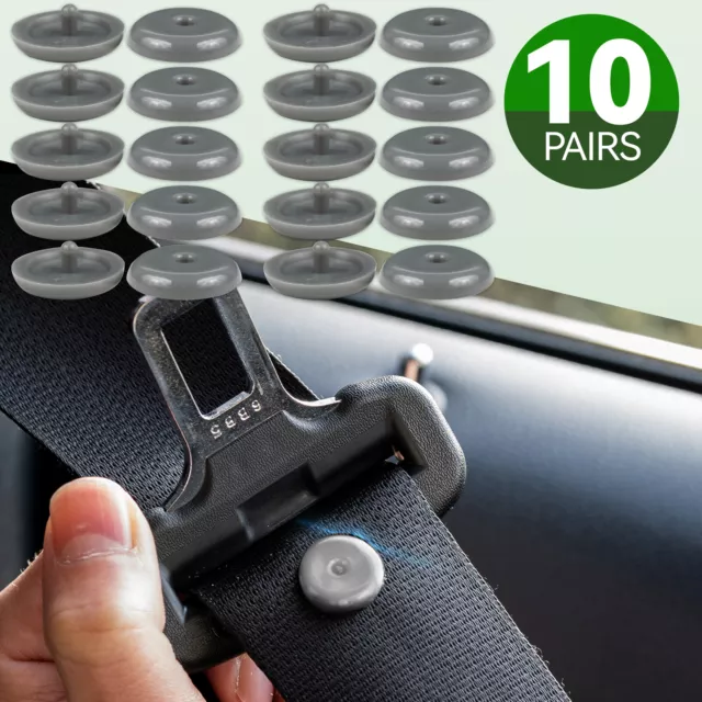 X10 Car Seat Belt Clip Stopper Buckle Retainer Button Holder Stop Universal