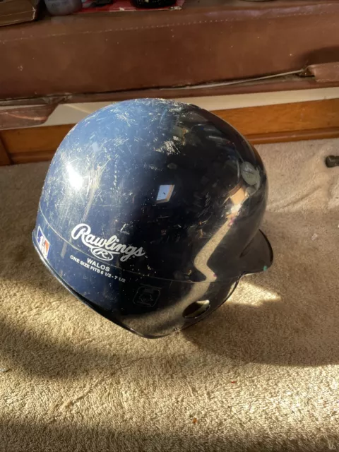 Rawlings WALOS Blue Batting Helmet Size 6 1/2 to 7 1/2 Youth Little league.