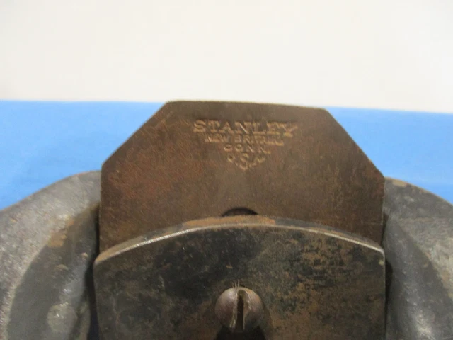 Vintage STANLEY 68 Spoke Shave V Logo Flat Plate Plane (2014) 3