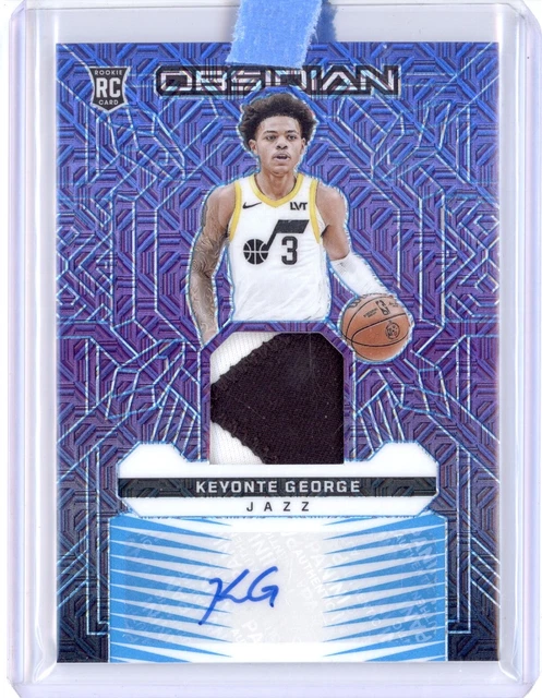 Keyonte George Rookie Rpa TOPPA ROOKIE KEYONTE George 2023-24 Ossidiana Auto Deep Sea Mojo Elec ...