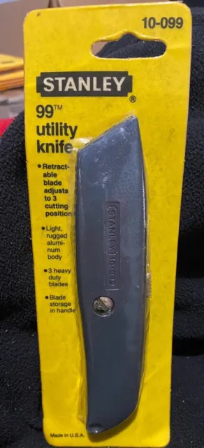 Vintage Stanley Adjustable Utility Knife Tool No. 10-099  NEW Old Stock