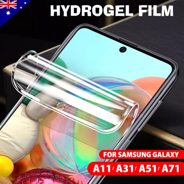 For Samsung Galaxy A71 A21s A31 A51  A11 HYDROGEL Crystal Clear Screen Protector
