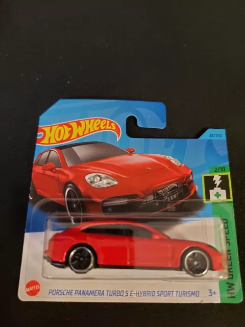 Porsche Panamera Turbo S E-Hybrid Sport Turismo Rosso 2/10 Hot Wheels Nuovo 2023