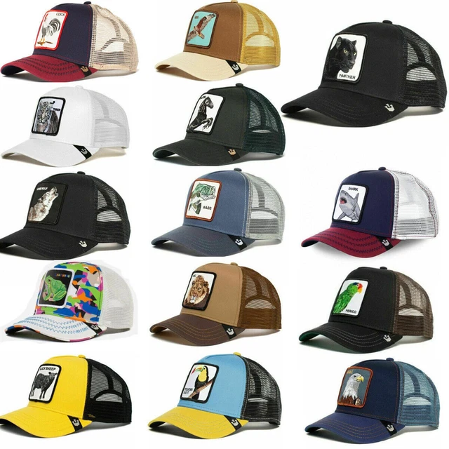 Men Women Animal Farm Trucker Mesh Baseball Hat Goorin Bros Snapback Cap Hip Hop
