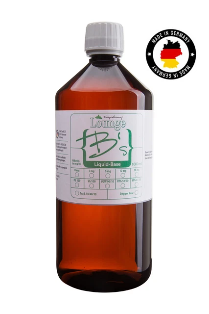 e zigarette liquid base 1000ml Liquid Base 70/30 1Liter