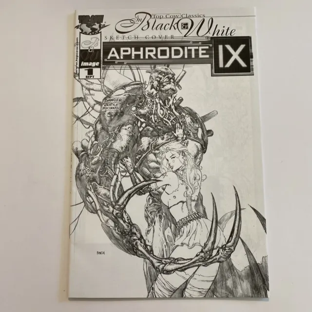 * Top Cow Classics Black and White Sketch Aphrodite IX # 1 * Image Comics Finch