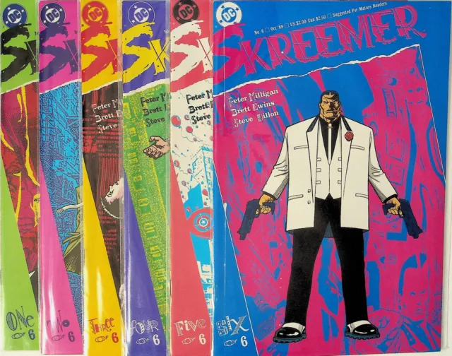 Skreemer 6-issue mini-series complete! DC 1989 High grade