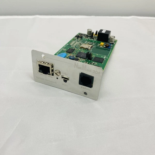 RIELLO NETMAN 204 Network Card SNMPv3 Ethernet for Riello UPS Grade B £ ...