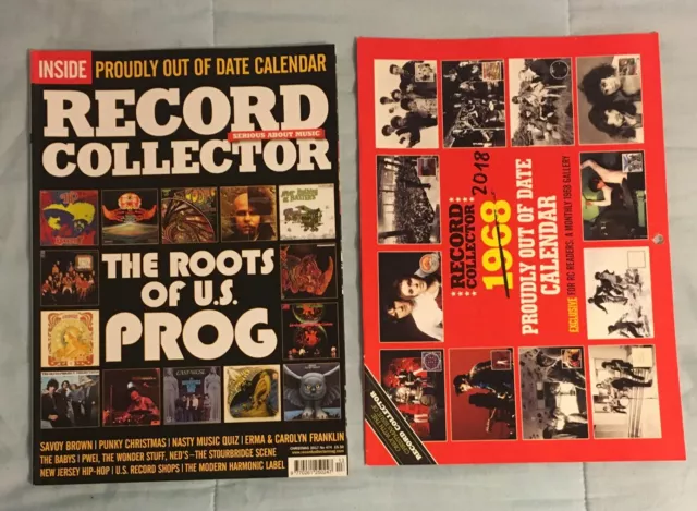 Record Collector Magazine Christmas 2017 (474) U.S Prog With Free Calendar