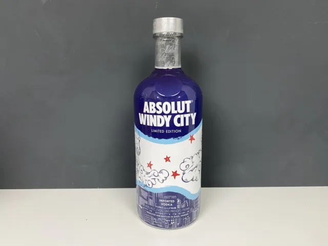 Absolut Vodka Flasche NEU Windy City Mint 750ml