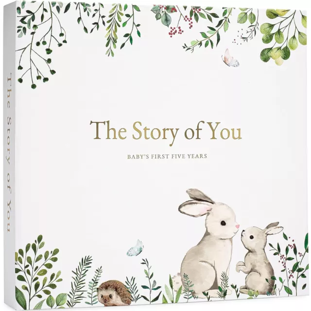 Keepsake Memory Book for Baby Boy or Girl – Timeless First 5 Year Baby Book