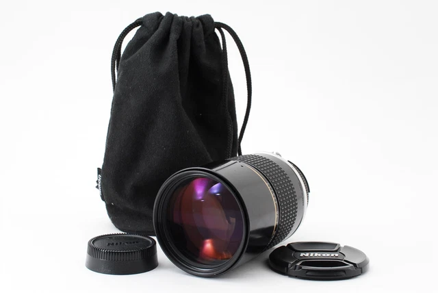 Nikon Ai-S Nikkor 180mm F2.8 ED Téléphoto Mf Objectif Avec / Étui Japon [ N.Mint